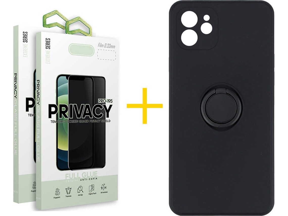 Capa + 2 Películas para iPhone 12 SKYHE Preto