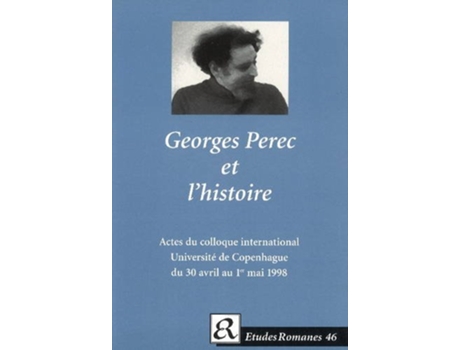 Livro Georges Perec et lhistorie. de Steen Bille Jorgensen (Inglês - Capa Dura)