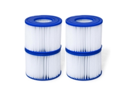 4 Peças de Cartucho de Filtro de Reposição AQUAFORGE para Spa instalação simples manutenção de água limpa
