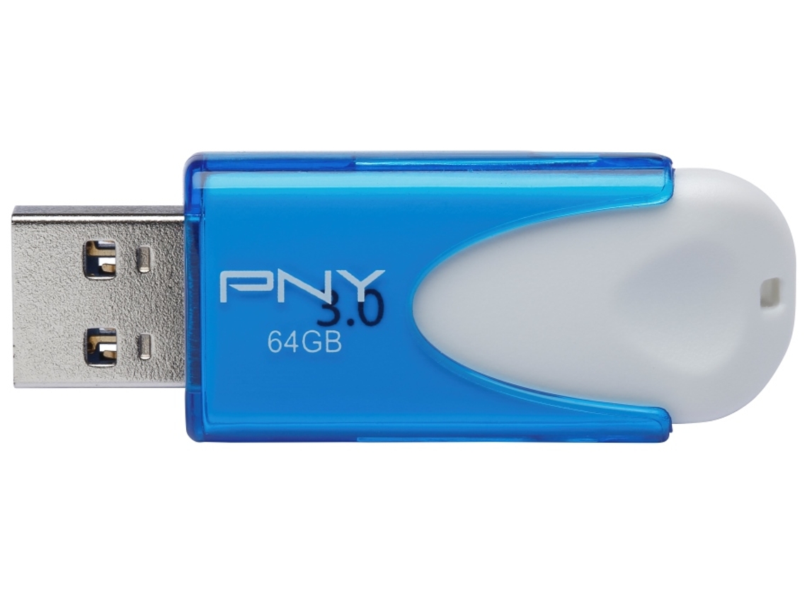 Pen USB PNY 64GB Attaché 4 USB3.0 - Azul