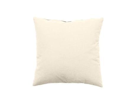 Cushion - Casa - Ecru - 40 X 40 Cm - Removível - Algodão Natural - Interior