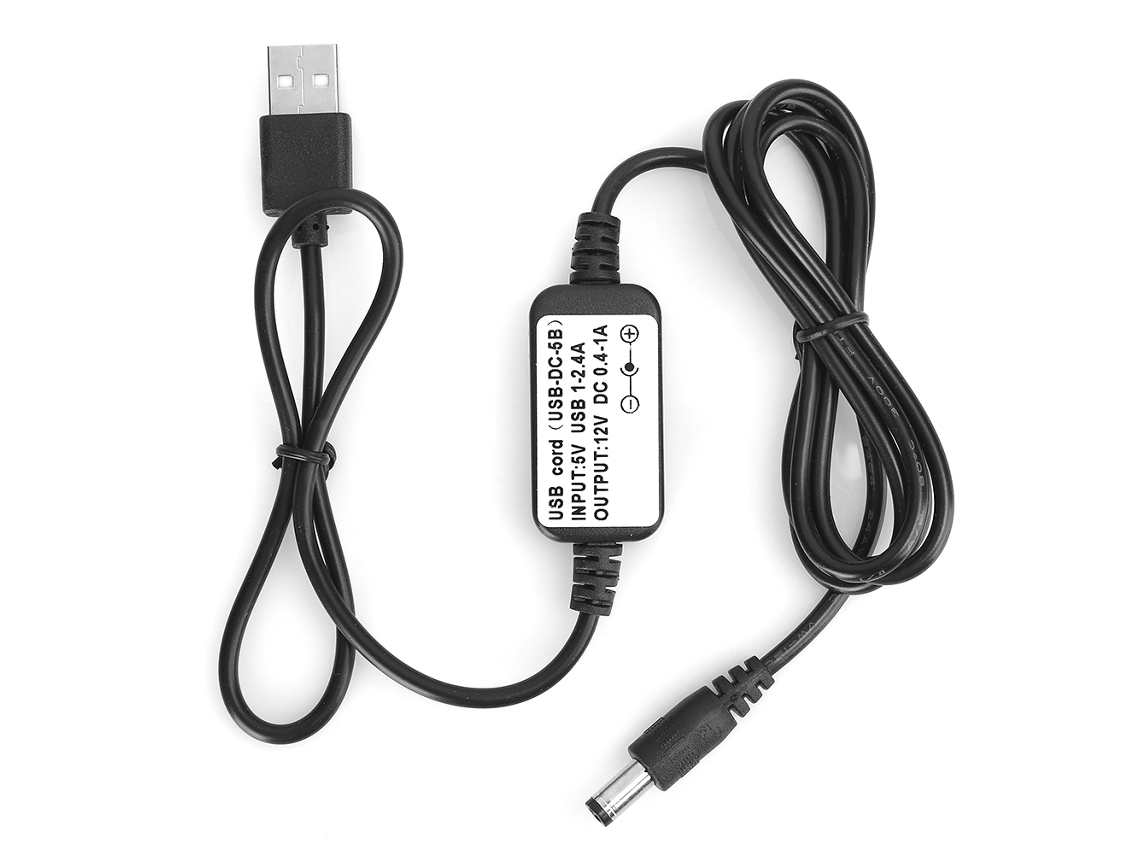Cabo Mali de carregamento USB para rádio walkie talkie Wouxun Tyt Quansheng 100cm 5V 12V