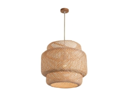 Lâmpada De Teto Pendente Estilo Retro Japonês Feita À Mão Em Bambu Para Café Loja Loft