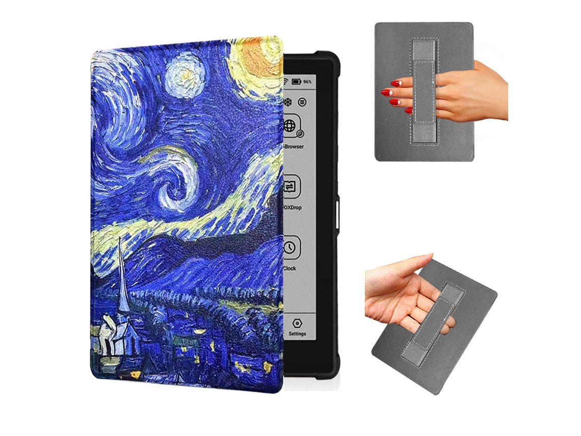 Capa Panoona Para Onyx Boox Poke 6/6s, Ultrafina E Com Cobertura Total Em Pele Pu Céu Estrelado