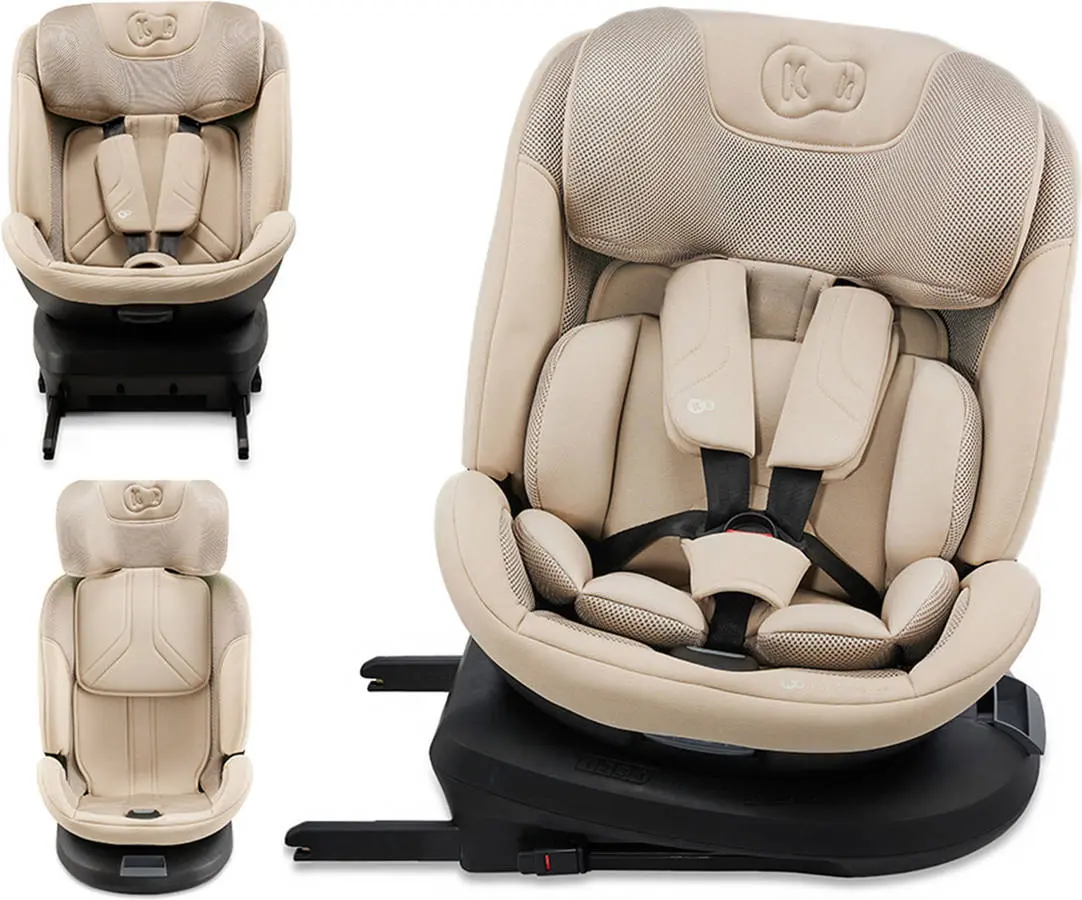 Cadeira Auto Kinderkraft Xpedition3 I-size, 0-36 Kg, 40-150 Cm, 0-12 Anos, Grupo 0-1-2-3 (bege)