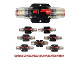 Disjuntor De 20 150 Amperes Com Baterias Duplas Ip67 12 V 24 V, Fusível, Reinicialização Manual, À Prova Dágua, Zekai 50 A Slowmoose