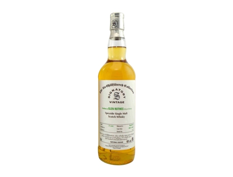 Whisky Single Malt SIGNATORY VINTAGE The Unchilfiltered Collection at Glenrothes 21 Anos (0.7 L - 1 Unidade)