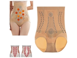 Shaper de Restauração de Fibra Única Ions Tech para Emagrecimento e Modelagem Corporal Feminina Khaki