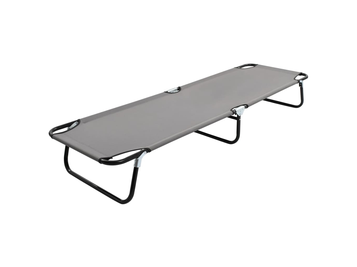 Sun Lounger, Sun Loungers Vidaxl Cinzeto Tecido (n/a)