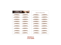Parches De Cejas Tatuadas Naturales 6d Peludas Para Mujeres
