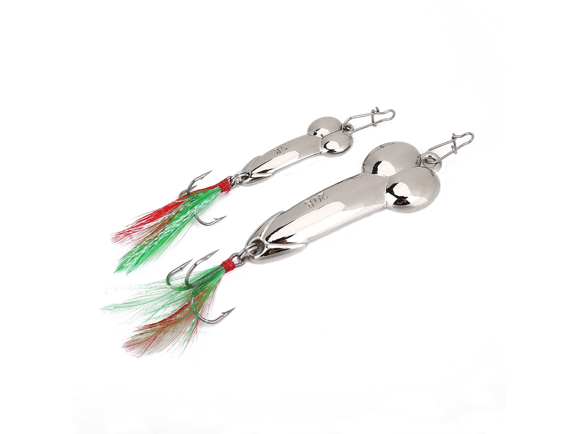 Isqueiro Vib Metal 5g+20g Prata 2pcs