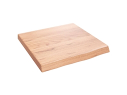 Bathroom Countertop, Bathroom Countertops Vidaxl Marrom Madeira De Carvalho (40 X 40 X 4 Cm)