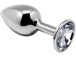 Mini Plug Anal ALIVE de Metal (Tamanho: M - Prata)