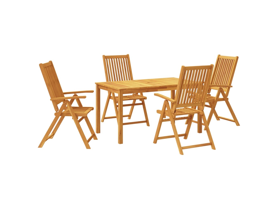 Garden Dining Set, Garden Dining Sets Vidaxl Marrom Madeira De Acácia (n/a)