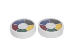 2 unidades de tinta a óleo para efeitos especiais de hematomas, ideal para maquiagem facial e corporal de filmes.