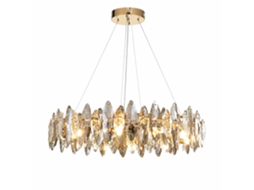 Candeeiro de Teto de Cristal PIBAOGU Asled 827 (dourado)