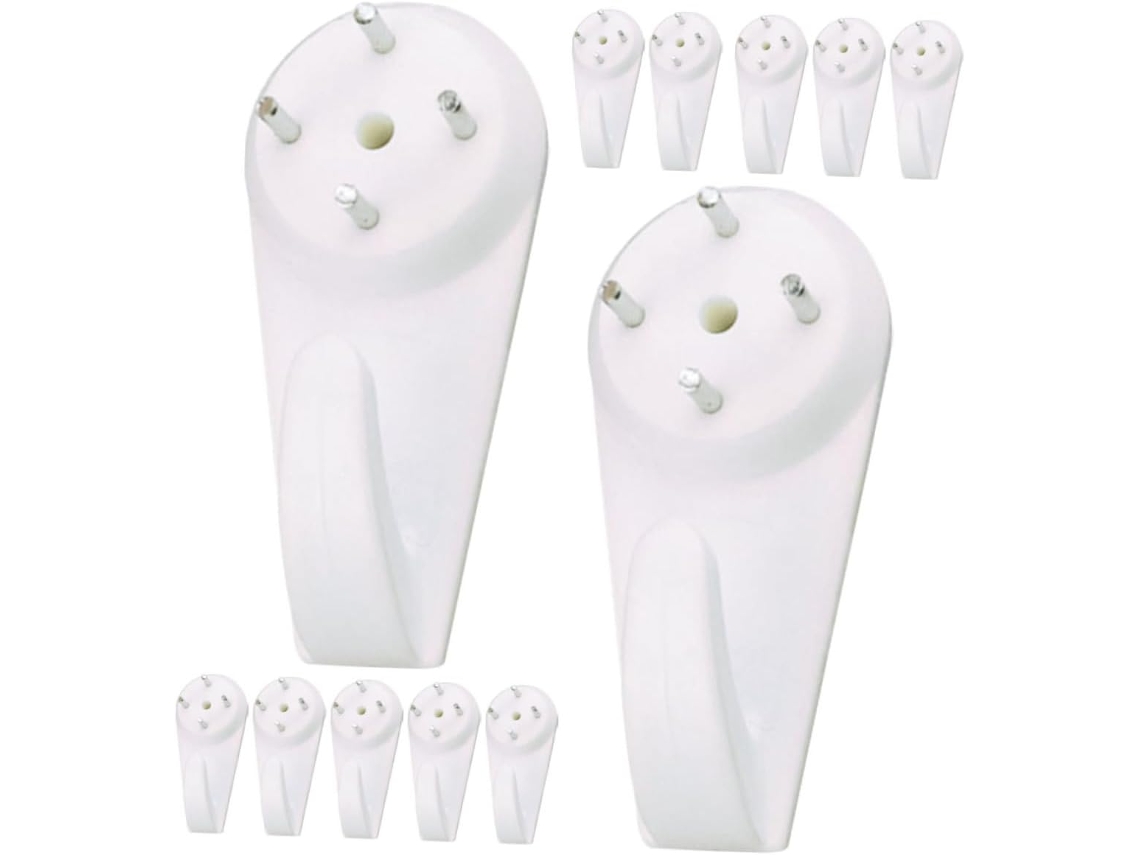 Conjunto De 30 Ganchos De Parede Invisíveis E Sem Marcas Para Pendurar Porta Retratos. Gokoco