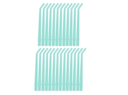 25pcs Pontas de Aspirador Cirúrgico Odontológico Descartáveis Tubo de Sucção de Saliva Grande Verde S/MARCA