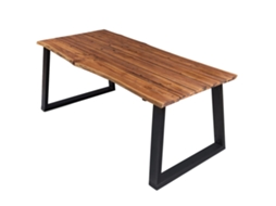 Vidaxl Mesa De Jantar 170x90x75 Cm Madeira De Acácia Maciça