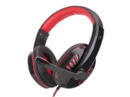 Fone De Ouvido Gamer Sy755mv Over-ear Com Microfone Cancelamento De Ruído Led 3.5mm Compatível Com Ps4 Xbox Pc Laptop