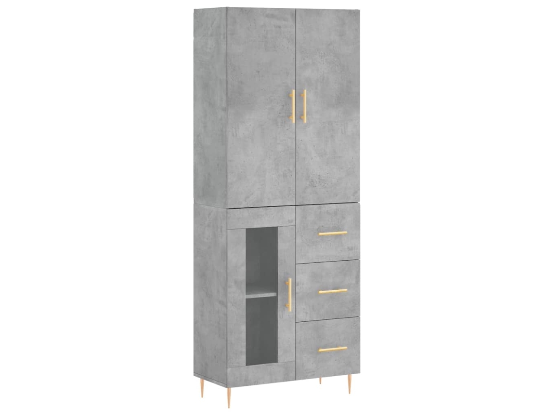 Highboard, Highboards Vidaxl Cinzeto Madeira Processada (n/a)
