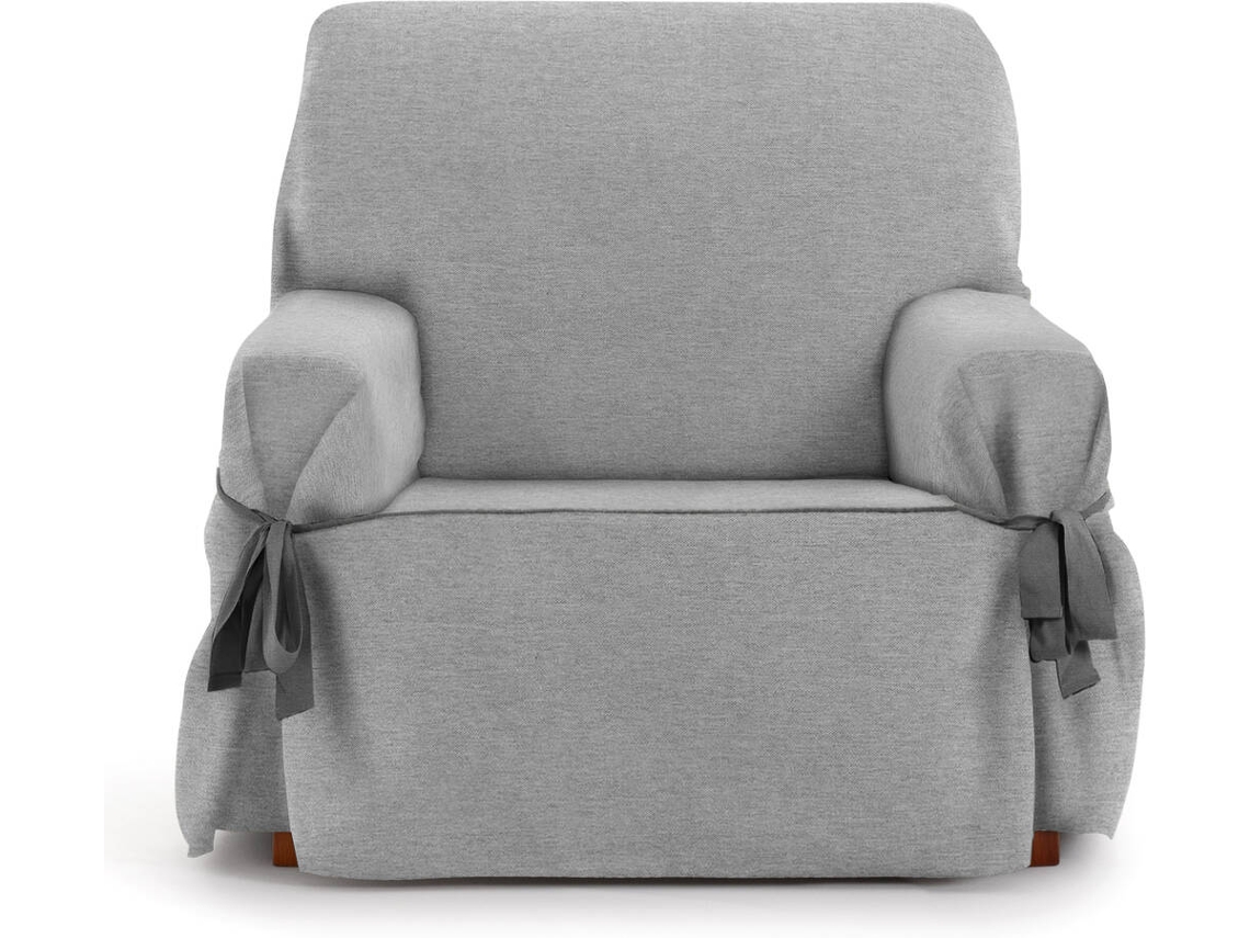 Capa de Poltrona EYSA Universal Premium Valeria Tecido Elástico (120 x 70 x 110 cm - Poliéster e Algodão - Gris)