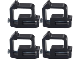Clips De Fixação Em Liga Alumínio Para Capô Autocaravana E Caminhão,conjunto 4 Peças Pretas.