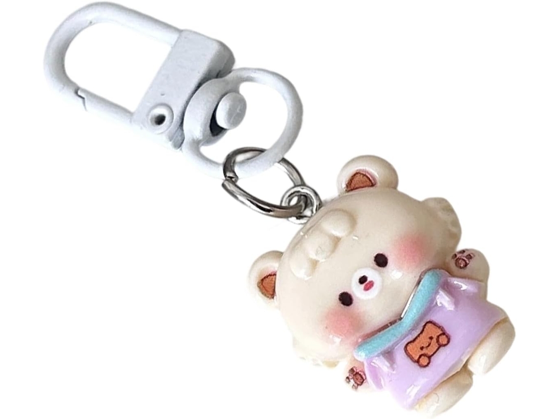 Chaveiro De Resina Com Animais, Design Leve