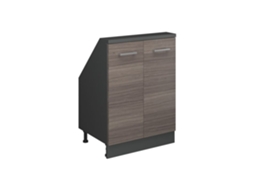 Móvel Sob Pente R line VICCO 60cm com 2 Portas Cinza Nobre (60x40x80 cm)