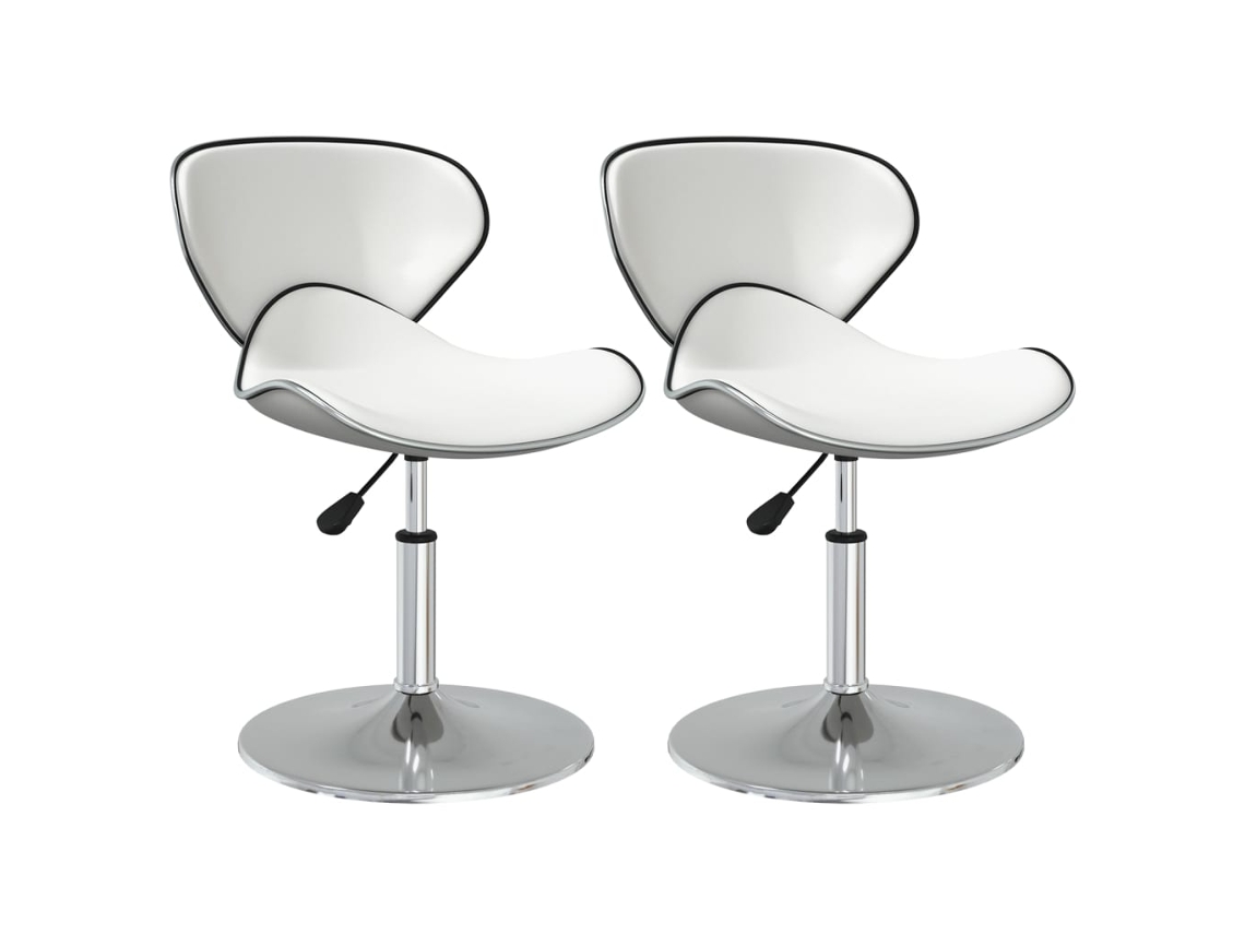 Dining Chair, Dining Chairs Vidaxl Branco Couro Artificial (n/a)