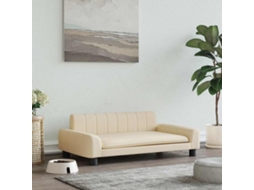 Vidaxl Cama 90x53x30 Cm Tecido Cor Creme