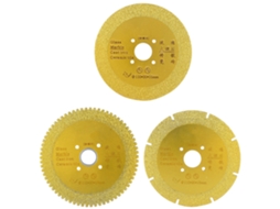 Disco De Corte E Esmerilado De Diamante 110mm Lâmina De Serra Soldada Para Cerâmica Vidro Pedras
