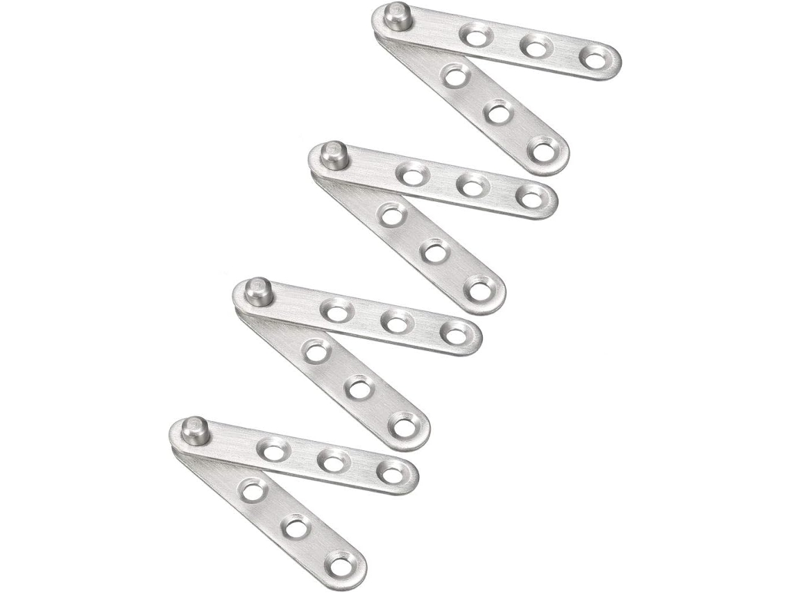 Conjunto De 4 Dobradiças Pivotantes Para Portas Em Aço Inoxidável, Com Rotação De 360 Graus, 60 Mm X