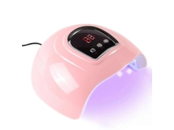 Lâmpada Led Uv De 54 W Para Unhas, Luz Profissional Para Esmalte Em Gel Para Secador De Unhas Com 3 Temporizadores Ly Ebike