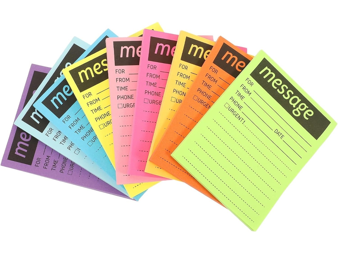 9 Carnets D'autocollants Mémo Multifonctions En Papier Portable Sans Traces Pour Notes De Bureau Et Usage
