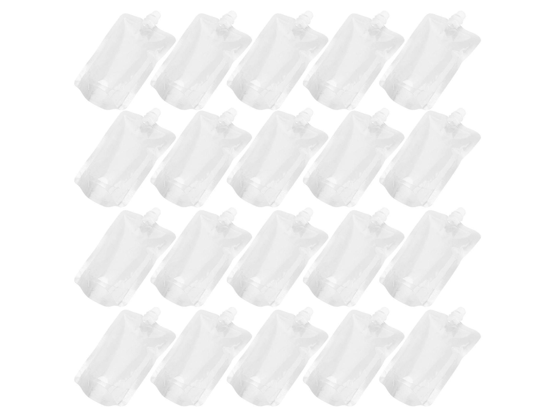 Sacos Reutilizáveis ​​para Bebidas, Tipo Pochete, Dobráveis, Próprios para Alimentos, Ideais para Pesca, 250ml, Pacote com 50 Unidades. GOKOCO