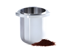 Xícara doseador de café 54mm aço inox 304 para Breville série 8 com saída independente | S/MARCA