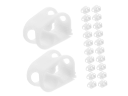 Conjunto De 30 Abraçadeiras Ajustáveis Para Mangueiras De Água, Para Controle De Fluxo E Interrupção Do Fluxo.