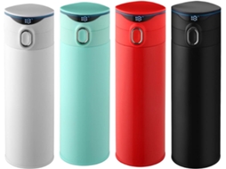 Garrafa Inteligente Led para Cafe Cha e Ovo, Presente Natal, Bebidas Quentes Frias, Vermelho ZYBLSSBB