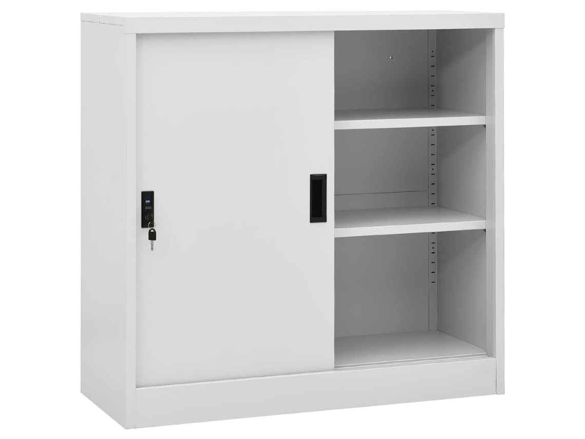 Office Cabinet, Office Cabinets Vidaxl Cinzeto Aço (n/a)