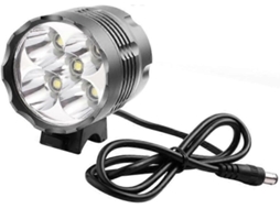 Lurelia Luz De Bicicleta Farol Dianteiro Para Bicicleta Com 5 Leds Cree Xm- L T6 De 8000 Lúmens E Bateria Recarregável.