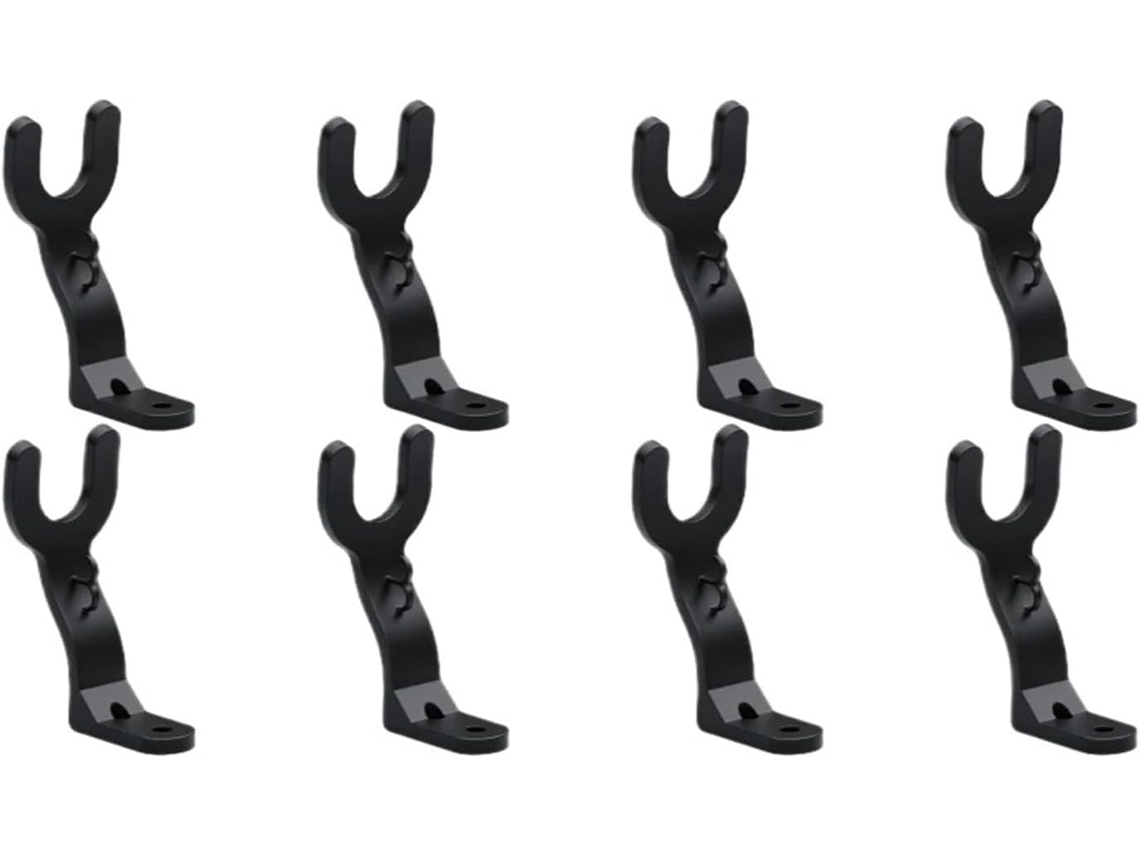 Conjunto De 10 Ganchos Multifuncionais Para Capacete Motocicleta 8 Peças, Ideais Para Casa, Bagagem, Jaquetas
