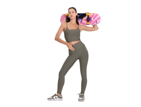 Leggins de Mulher ONAMASTE Lotus Verde (S/M)