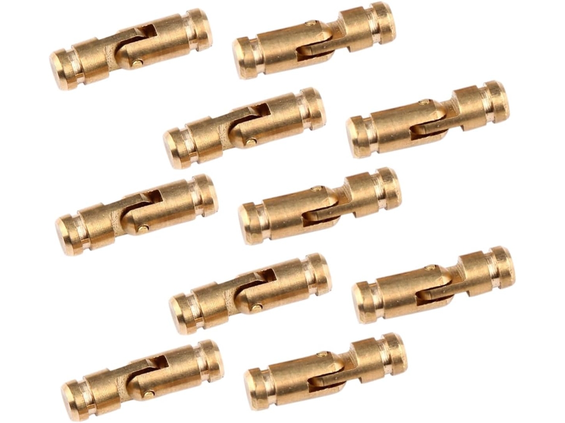 Conjunto De 10 Madeira Em Cobre Dourado Para Caixas Joias E Móveis