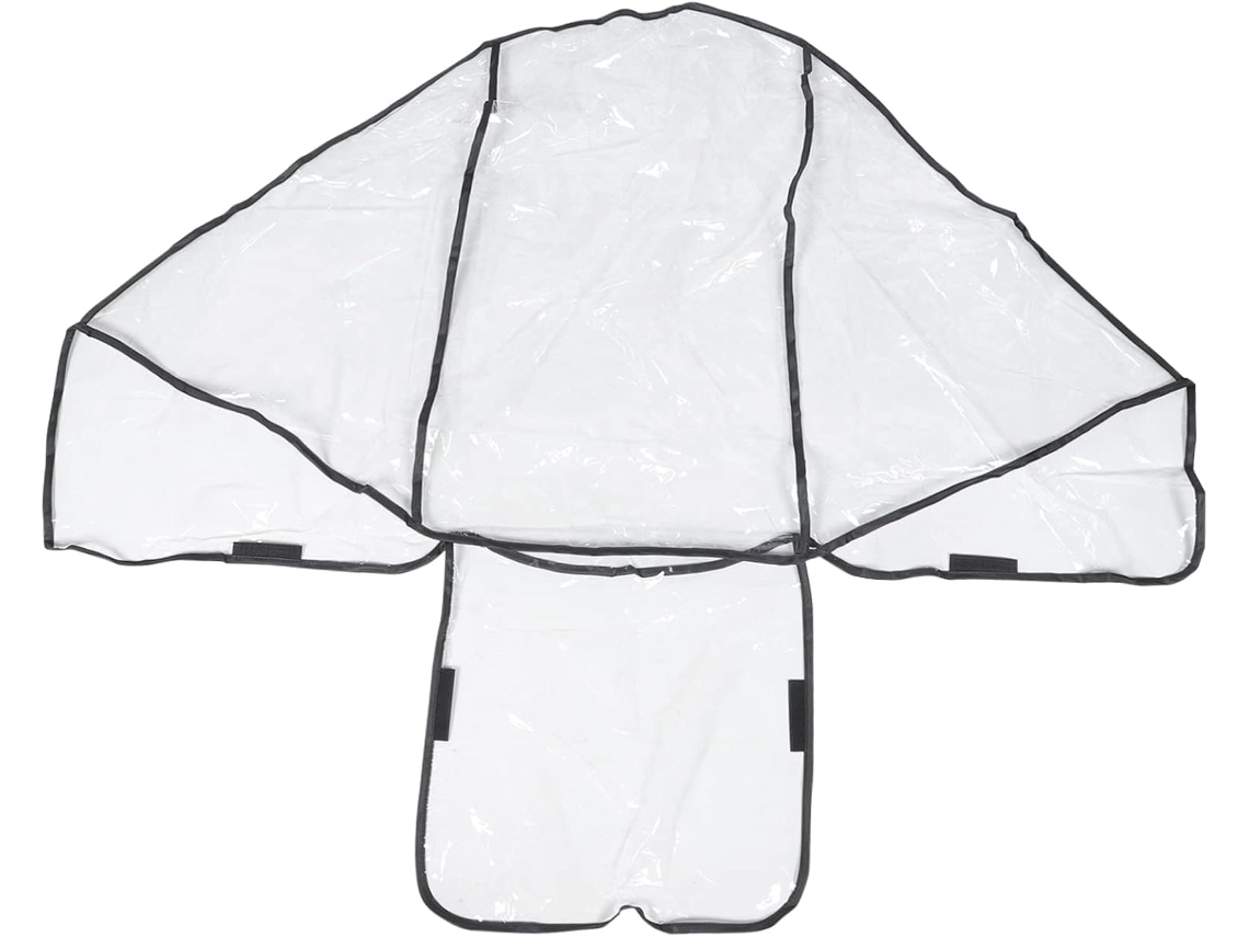 Capa de Chuva e Vento para Carrinho de Bebê Duplo, Transparente, Feita de Pvc Resistente, CHABERLU