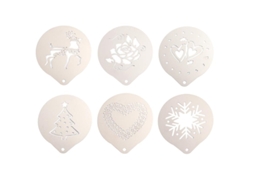 6pcs Modelo De Spray De Leite Allinless
