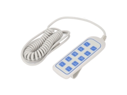 Controle Remoto Para Cadeira Elevadora E Cama Elevatória Com Plug 8 Pinos 9 Núcleos Ip66