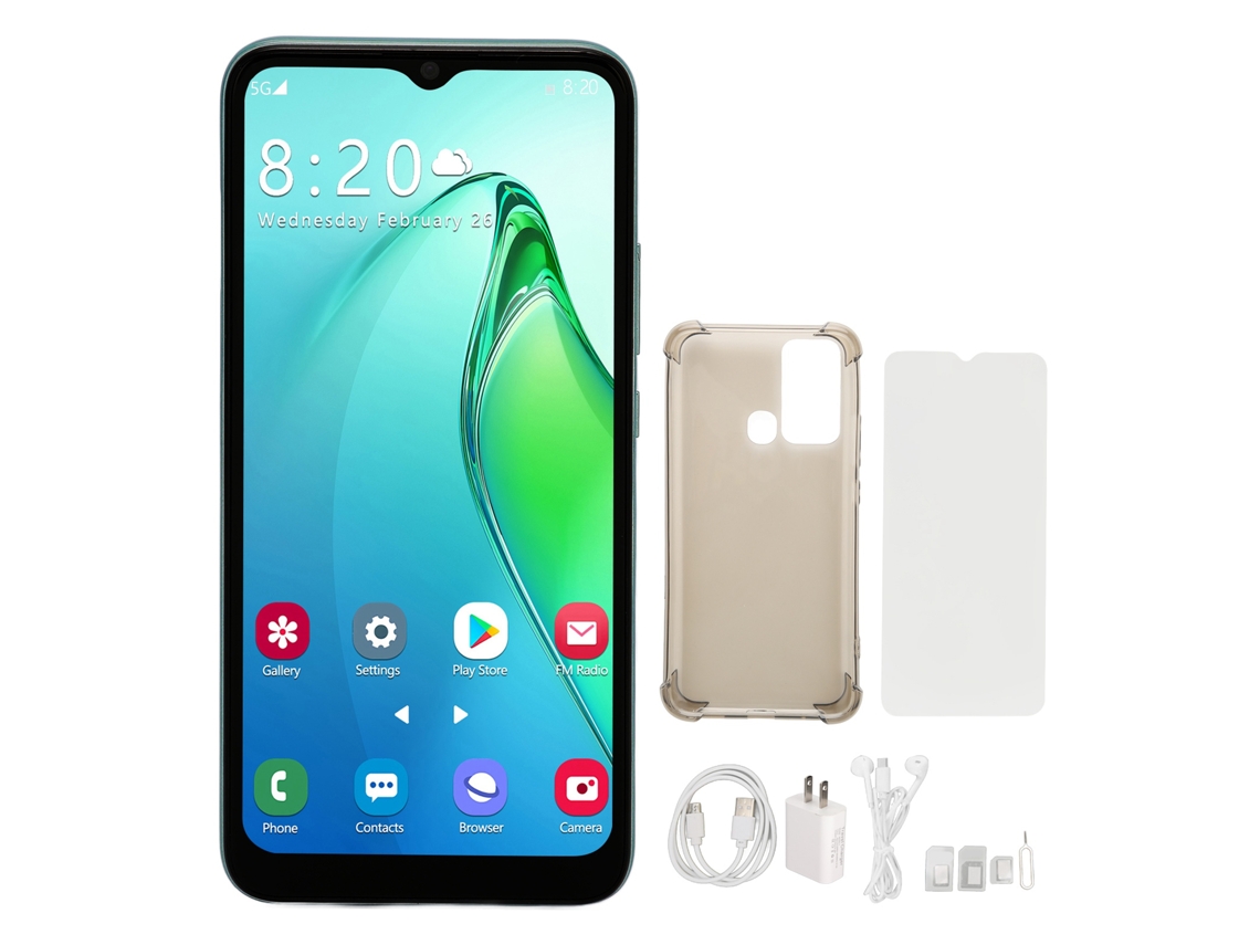 Smartphone Laxiscreed Android 12 Com Desbloqueio Facial, 6gb Ram E 5g Para Máxima Velocidade