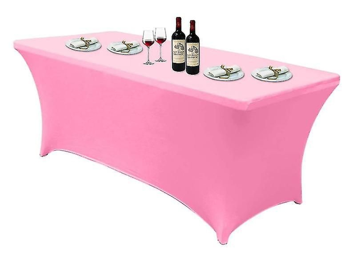 Toalha De Mesa Retangular, Capa Elástica Ajustável