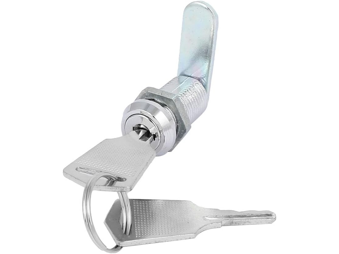 Cadeado para Mala de Correio com Fechadura Cilíndrica 12mm x 20mm 2 Chaves CHABERLU